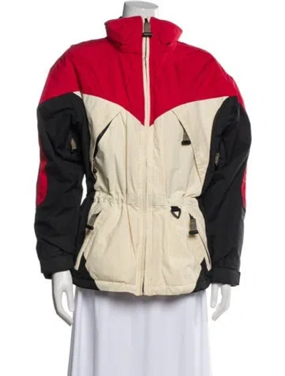 Pre-owned Obermeyer Colorblock Pattern Jacket