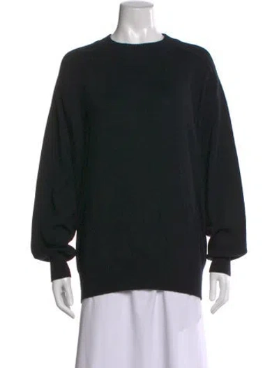 Pre-owned Obermeyer Crew Neck Sweater In Black