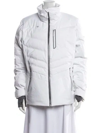 Pre-owned Obermeyer Down Coat In White