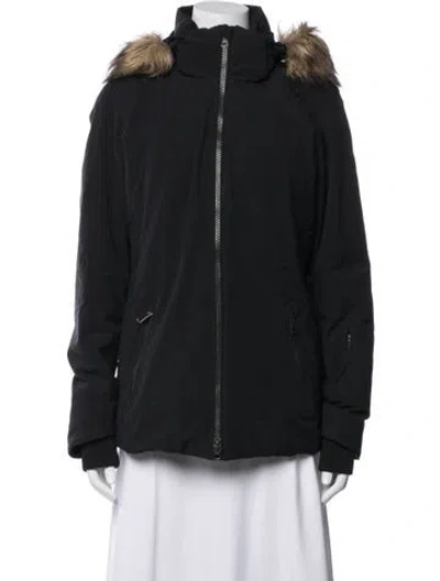 Pre-owned Obermeyer Down Jacket In Black