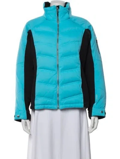 Pre-owned Obermeyer Down Jacket In Blue
