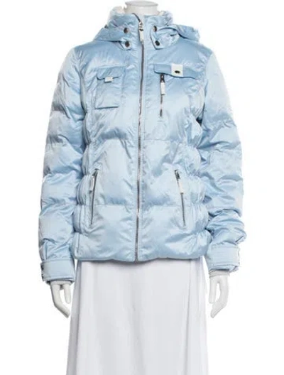 Pre-owned Obermeyer Down Jacket In Blue