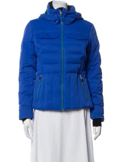 Pre-owned Obermeyer Down Jacket In Blue