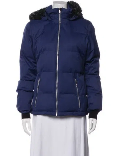 Pre-owned Obermeyer Down Jacket In Blue