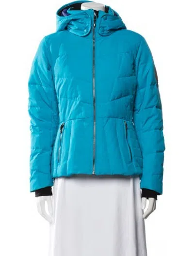 Pre-owned Obermeyer Down Jacket In Blue