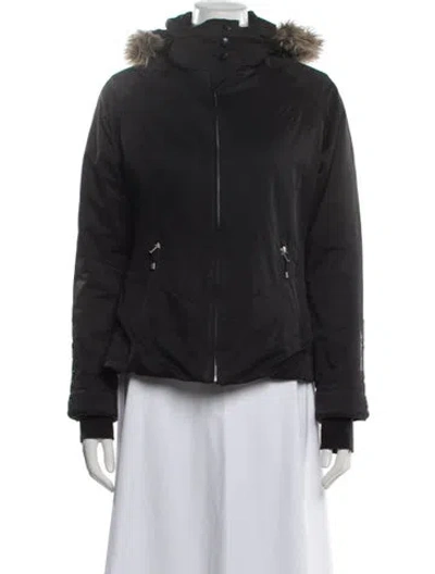 Pre-owned Obermeyer Down Jacket In Grey