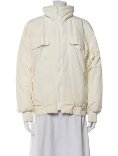 Pre-owned Obermeyer Down Jacket In Metallic