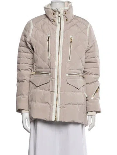 Pre-owned Obermeyer Down Jacket In Neutrals