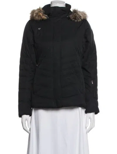 Pre-owned Obermeyer Down Jacket W/ Tags In Black