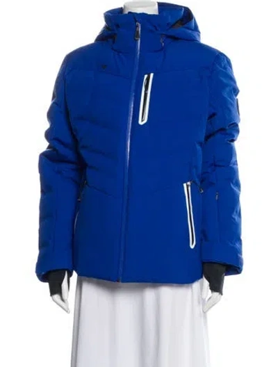 Pre-owned Obermeyer Down Jacket W/ Tags In Blue