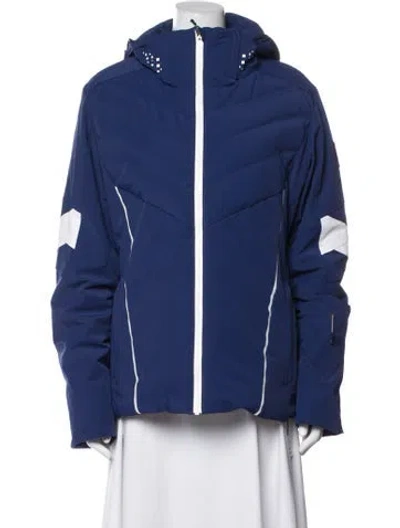 Pre-owned Obermeyer Down Jacket W/ Tags In Blue