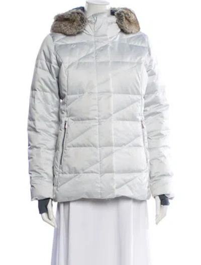 Pre-owned Obermeyer Down Jacket In White