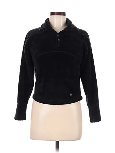 Pre-owned Obermeyer Fleece Jacket In Black