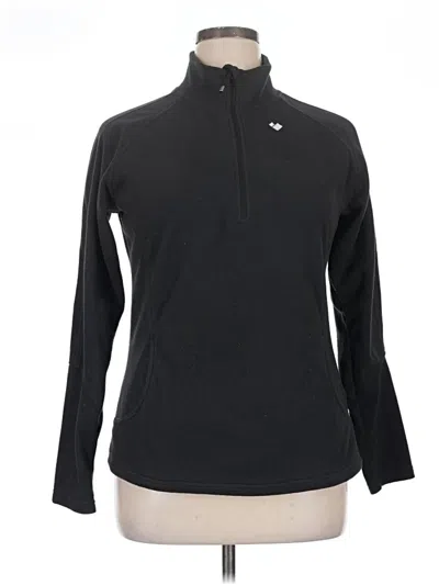 Pre-owned Obermeyer Fleece Jacket In Black