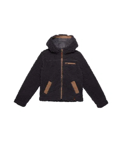 Obermeyer Kids'  Girls Amelia Sherpa Jacket - Coal In Black