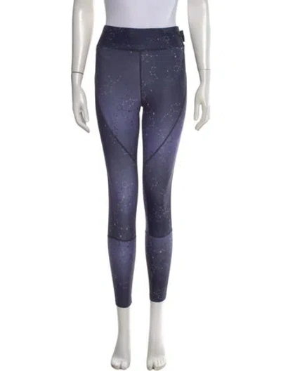 Pre-owned Obermeyer Graphic Print Pants In Blue