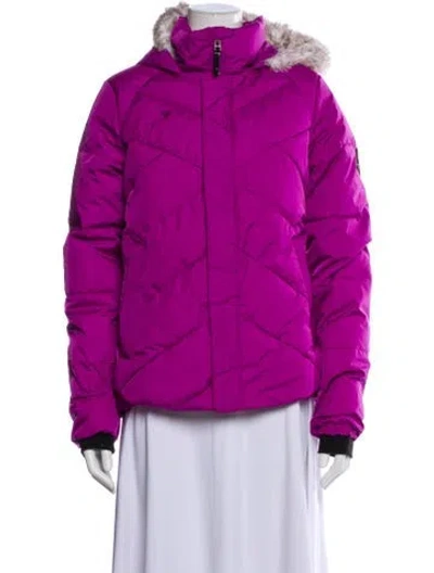 Pre-owned Obermeyer Jacket In Purple