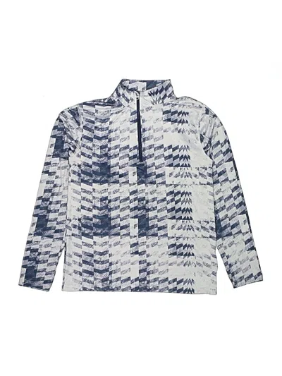 Pre-owned Obermeyer Kids' Long Sleeve Polo Shirt In Blue
