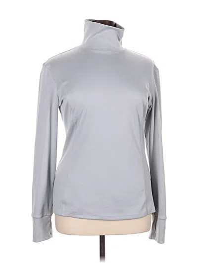 Pre-owned Obermeyer Long Sleeve Turtleneck In Silver