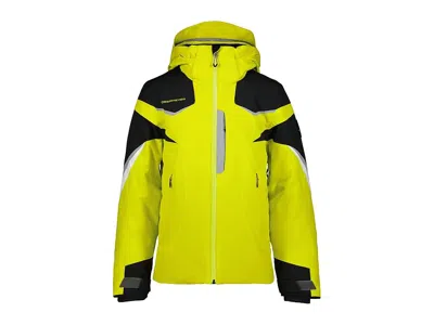 Obermeyer Mach 13 Jacket (little Kids/big Kids) Boy's Clothing Electrify : Xs (6/7 Little Kid), Polyester In Green
