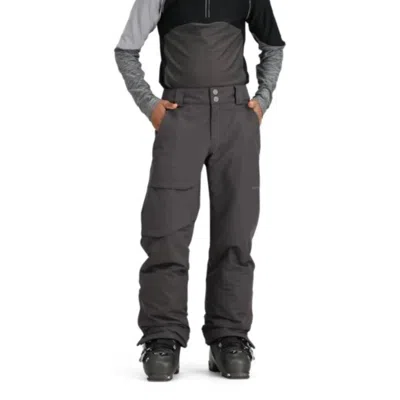 Obermeyer Men's  Brisk Pants Boys Gray Waterproof Insulated Straight Leg Kfc378 In Gold