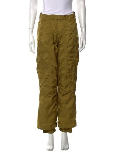 Pre-owned Obermeyer Nylon Ski Pants In Green