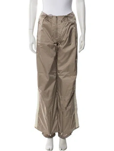 Pre-owned Obermeyer Nylon Straight Leg Pants In Brown