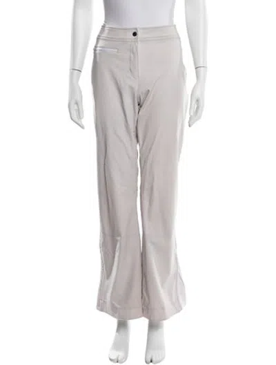 Pre-owned Obermeyer Nylon Straight Leg Pants In Neutrals