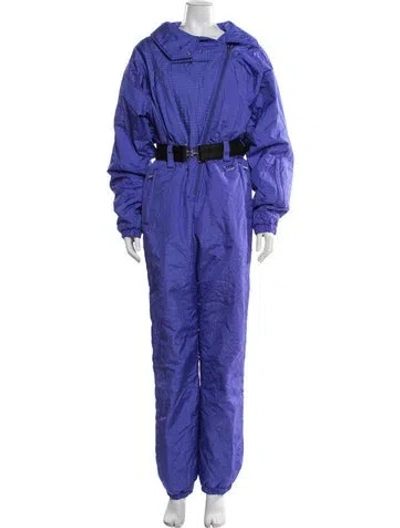 Pre-owned Obermeyer Patterned Ski Suit In Purple