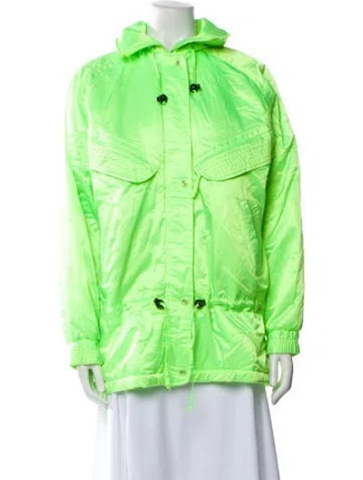 Pre-owned Obermeyer Printed Jacket In Green