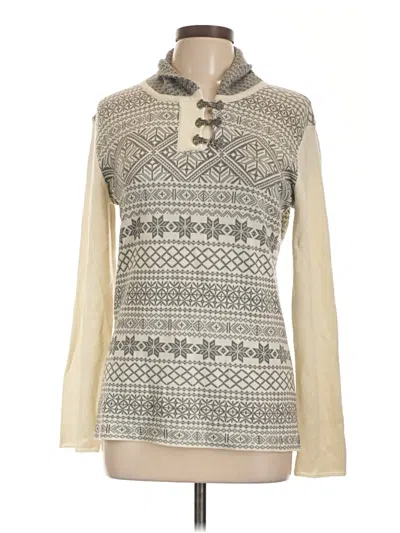 Pre-owned Obermeyer Pullover Sweater In Ivory