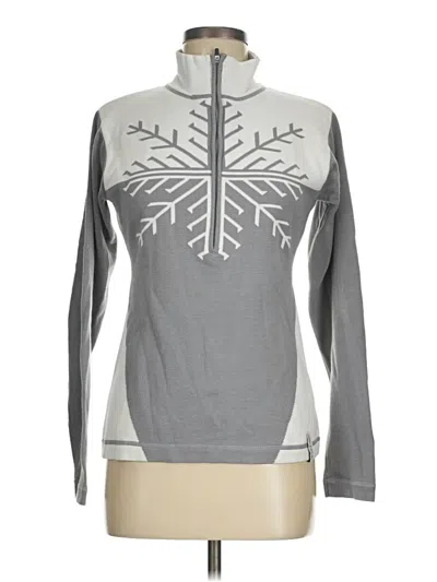 Pre-owned Obermeyer Pullover Sweater In Silver