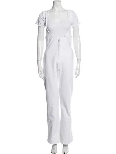 Pre-owned Obermeyer Scoop Neck Ski Suit In White