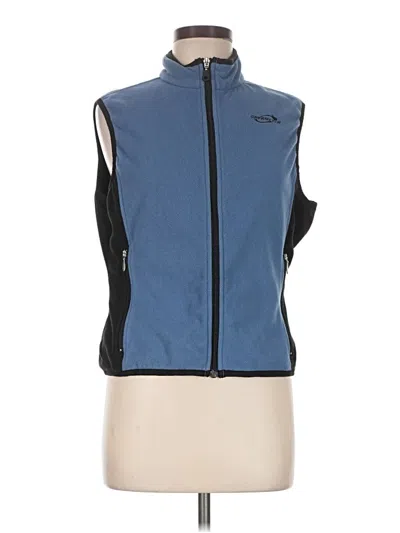 Pre-owned Obermeyer Sleeveless Top Blue High Neck Tops