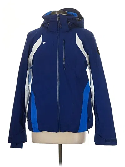 Pre-owned Obermeyer Snow Jacket In Blue
