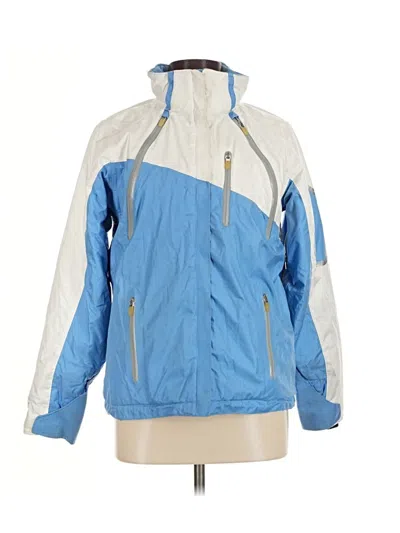 Pre-owned Obermeyer Snow Jacket In Blue