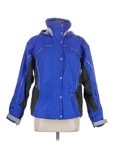 Pre-owned Obermeyer Snow Jacket In Blue