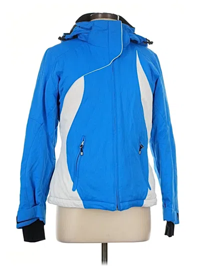 Pre-owned Obermeyer Snow Jacket In Blue