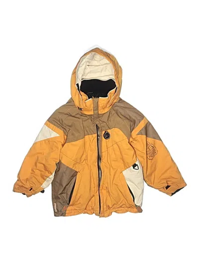 Pre-owned Obermeyer Kids' Snow Jacket In Yellow