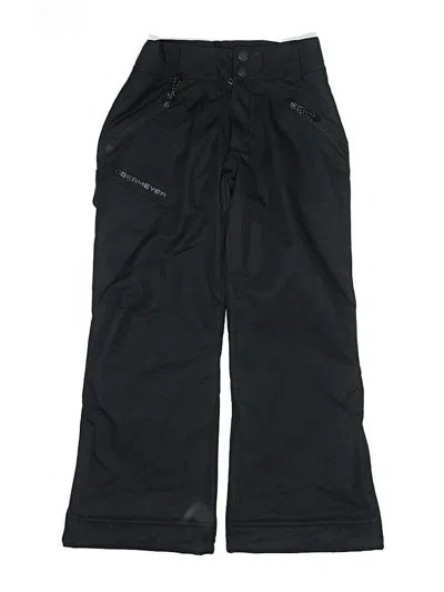 Pre-owned Obermeyer Kids' Snow Pants In Black