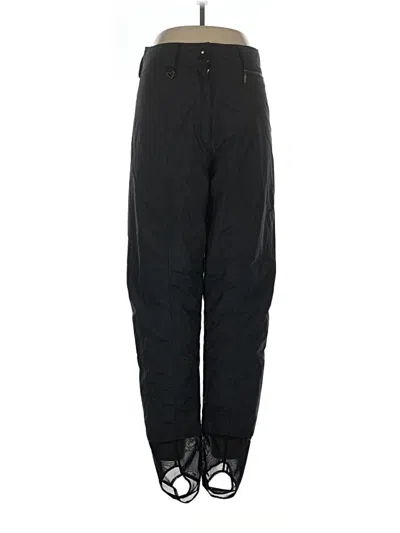 Pre-owned Obermeyer Snow Pants In Black