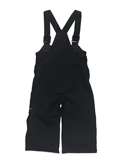 Pre-owned Obermeyer Kids' Snow Pants With Bib In Black
