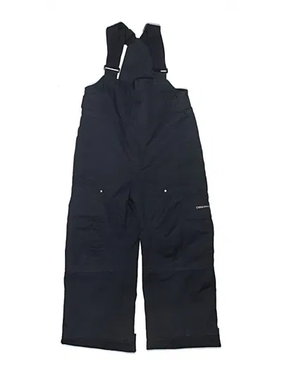 Pre-owned Obermeyer Kids' Snow Pants With Bib In Black