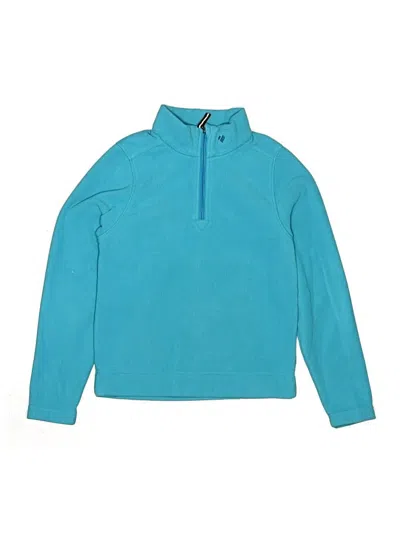 Pre-owned Obermeyer Kids' Track Jacket In Teal