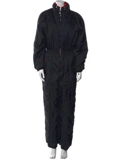 Pre-owned Obermeyer Turtleneck Jumpsuit In Black
