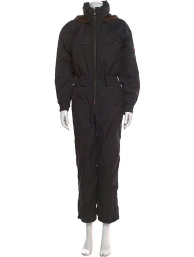 Pre-owned Obermeyer Turtleneck Jumpsuit In Black