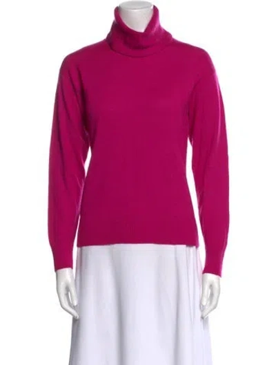 Pre-owned Obermeyer Turtleneck Sweater In Pink