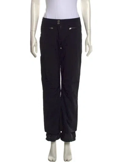 Pre-owned Obermeyer Wide Leg Pants In Black