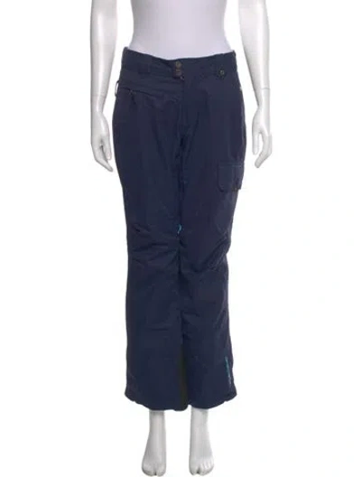 Pre-owned Obermeyer Wide Leg Pants In Blue