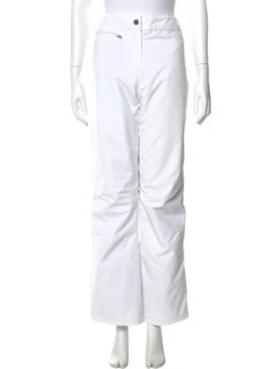 Pre-owned Obermeyer Wide Leg Pants In White